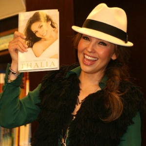A cantora e atriz mexicana Thalia