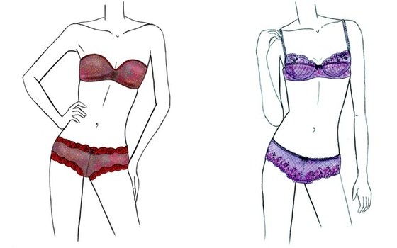 Resultado de imagem para modelagem lingerie
