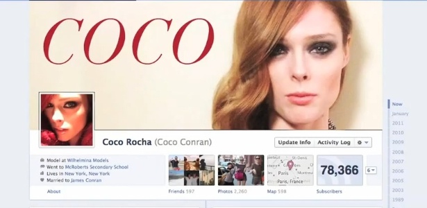 Coco Rocha ensina a fazer uma boa foto para o perfil do Facebook