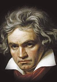 O compositor alemão Ludwig van Beethoven 
(1770-1827)