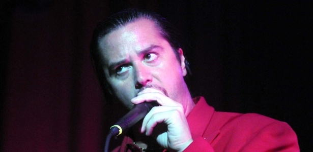 Mike Patton, vocalista do Faith No More, durante apresentação da banda no Rio de Janeiro (05/11/2009)