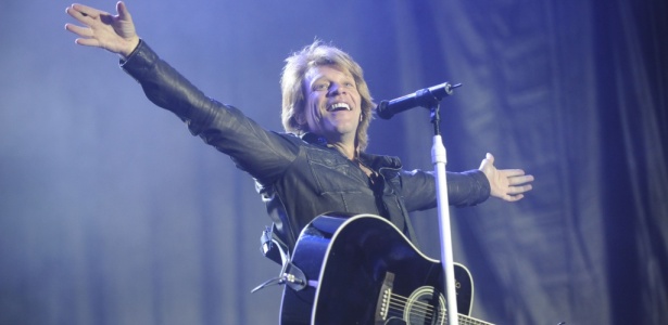 Jon Bon Jovi em show da banda Bon Jovi em Buenos Aires, na Argentina (03/10/2010)