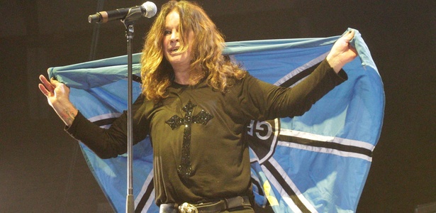 Ozzy Osbourne durante apresentação no Ginásio do Gigantinho, em Porto Alegre (30/03/2011)
