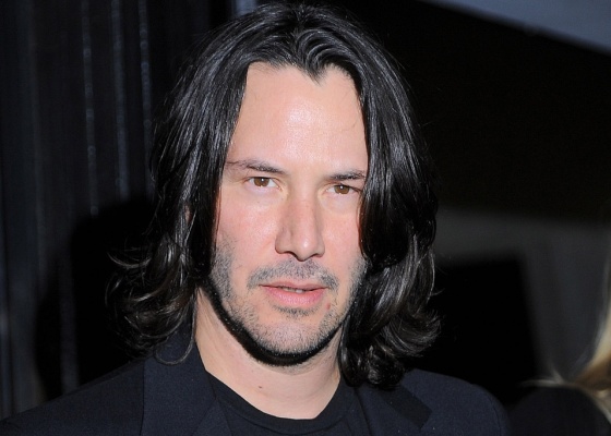 O ator Keanu Reeves na premire do filme 