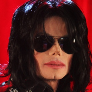 Michael Jackson em coletiva de imprensa no O2 Arena em Londres (5/3/2009) - Getty Images