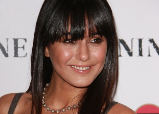 A atriz Emmanuelle Chriqui na premire de 