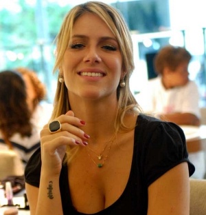 Giovanna Ewbank durante um brunch promovido pela Vivara, em São Paulo (2/3/10) 