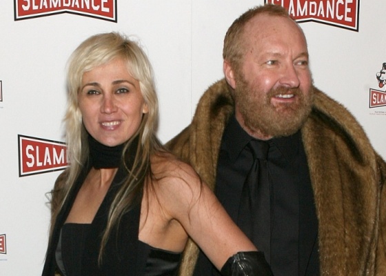 O ator Randy Quaid e a mulher, a diretora Evi Quaid no Slamdance Film Festival em Park City, em Utah (18/1/2008)