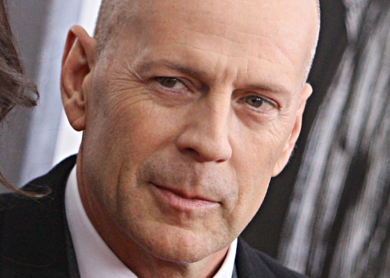 O ator Bruce Willis na première do filme "Cop Out" em Nova York (22/2/2010) - Brainpix