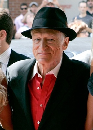 O fundador da revista "Playboy" Hugh Hefner em estreia do filme sobre sua vida em Los Angeles (13/10/2009)