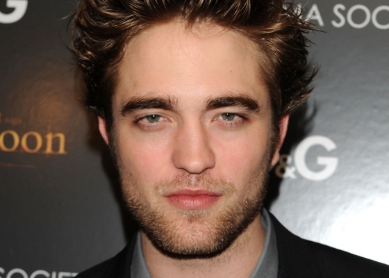 O ator Robert Pattinson no tapete vermelho da exibio especial do filme 