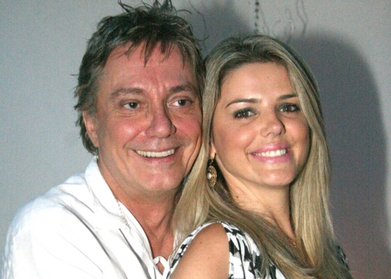Fabio Jr. e a modelo Mari Alexandre em um show do cantor no Rio de Janeiro (29/1/2010)