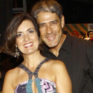 William Bonner e Ftima Bernardes no aniversrio de Regina Martelli, no Rio (1/3/10)