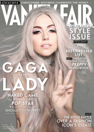 Lady Gaga na capa da edio de setembro da 