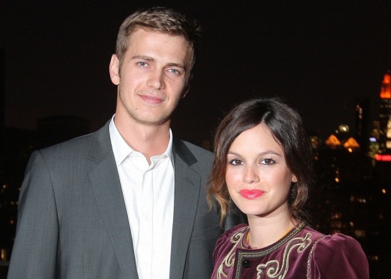 Os atores Hayden Christensen e Rachel Bilson em uma festa da GQ & Dior Homme em um hotel em Nova York (8/9/2009)