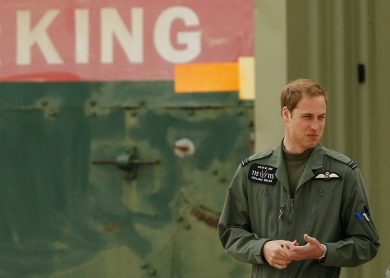 Príncipe William em evento na RAF (Royal Air Force) em Shawbury, na Inglaterra (18/6/2009)