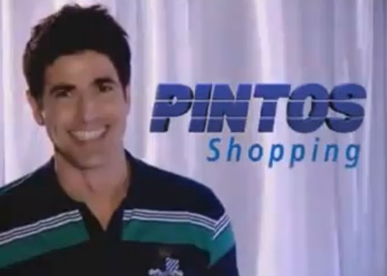 Reynaldo Gianecchini estrela comercial do Pintos Shopping, de Teresina (PI)