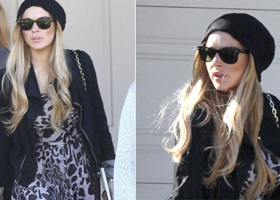 Lindsay Lohan  fotografada saindo de centro de reabilitao em Los Angeles (24/11/2010)