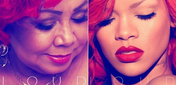 A cantora Alcione  montada na capa do lbum Loud de Rihanna (9/12/2010)