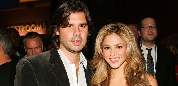 Shakira e Antonio de la Rua em evento beneficente da fundação da cantora, Pés Descalços, em Las Vegas (6/11/2007)