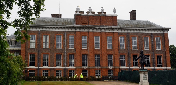 Imagem do Palácio de Kensington, a residência do príncipe William e da duquesa Catherine em Londres