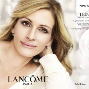 Anúncio da Lancôme com Julia Roberts, proibido no Reino Unido