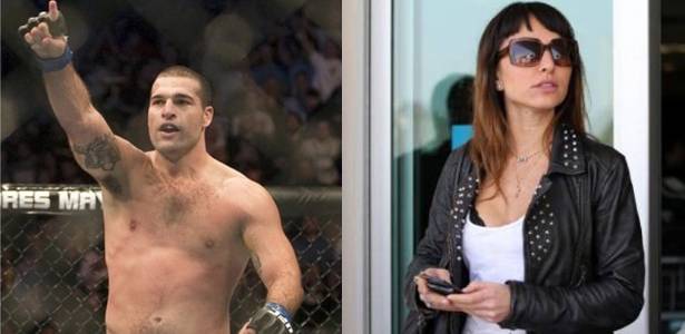 O lutador Maurício Shogun e a apresentadora Sabrina Sato