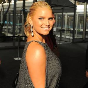 Jessica Simpson no Lincoln Center durante a Semana de Moda de Nova York (9/9/2010)