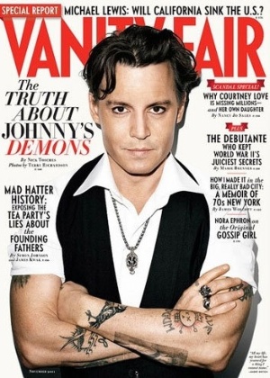 Johnny Depp é capa da Vanity Fair de novembro