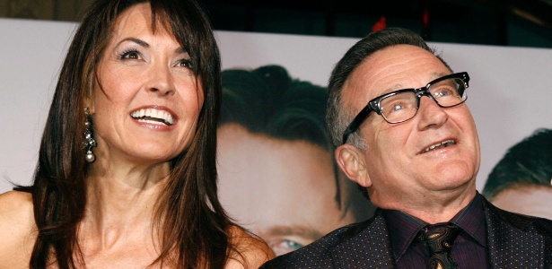 Robin Williams e sua mulher Susan durante evento na Califórnia, em 2011 - REUTERS/Fred Prouser/Files