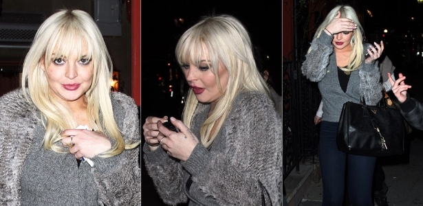 Após participar do programa "Saturday Night Live", Lindsay Lohan apareceu com o rosto inchado nas ruas de Nova York. Sites especulam que a atriz de 25 anos tenha feito algum tratamento estético, como botox (28/2/12)