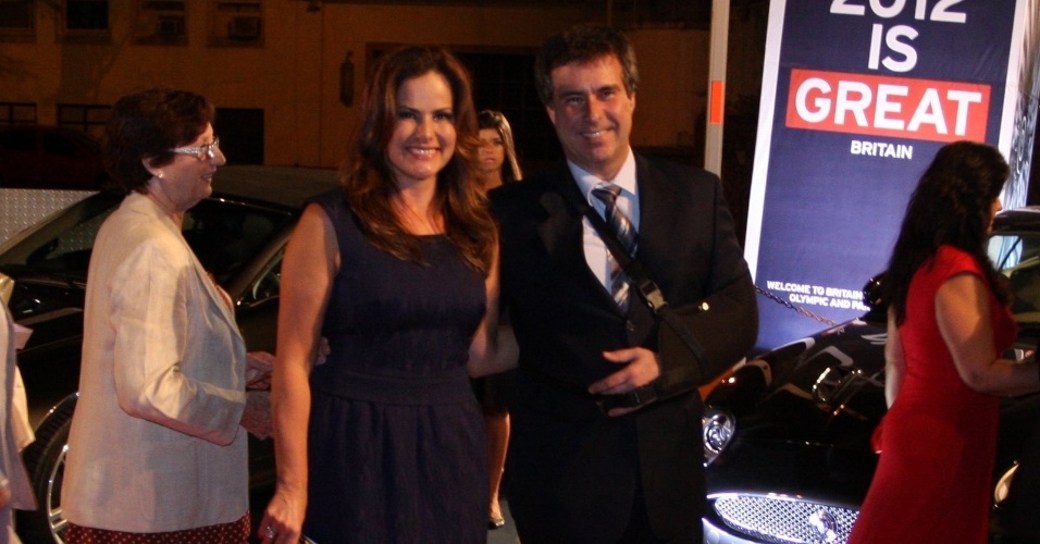 Renata Ceribelli em evento do príncipe Harry no Rio (9/3/12)