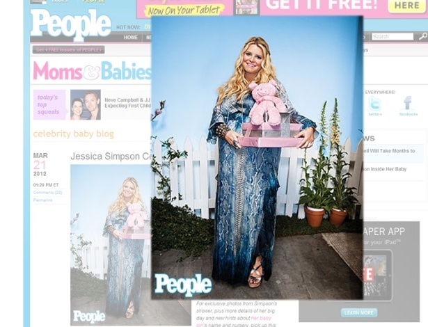 Jessica Simpson em seu chá de bebê (18/3/12)