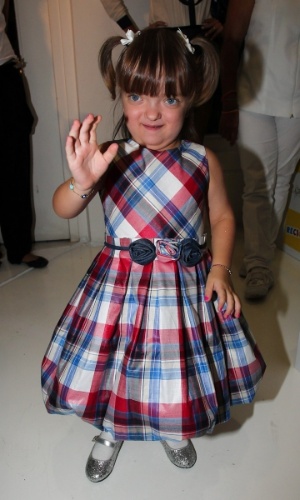  Rafaella Justus é filha da apresentadora Ticiane Pinheiro e do empresário Roberto Justus . A menina prestigiou o evento de uma marca infantil, em São Paulo (22/3/2012)