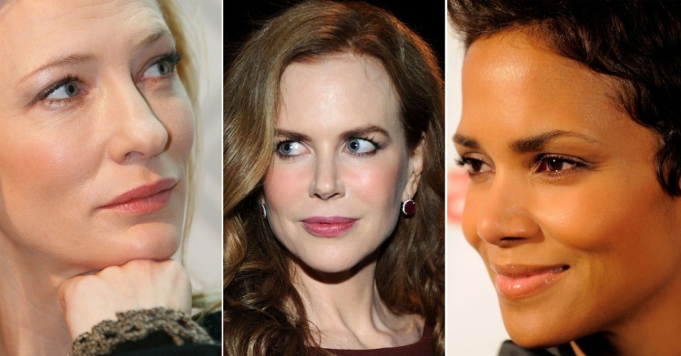 Cate Blanchett, Nicole Kidman e Halle Berry mantêm a pele sempre radiante e bem cuidada