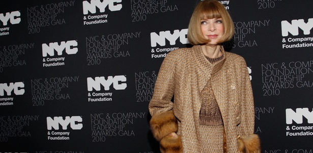 Anna Wintour durante evento em Nova York (01/12/2010) - Getty Images