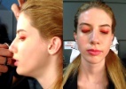 Delineador vermelho é aposta de beleza da TNG - Fabíola Ortiz/UOL