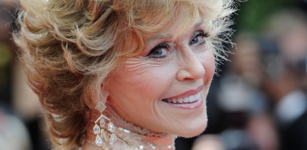Jane Fonda em Festival de Cinema da França - Anne-Christine Poujoulat/AFP