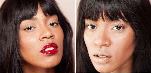 Os lábios das mulheres negras podem ser evidenciados ou neutralizados com diferentes maneiras de aplicar o batom - Patrícia Araújo/UOL