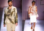 Tem para homem: Blazer estampado pode ser a próxima moda para os rapazes - Montagem/UOL