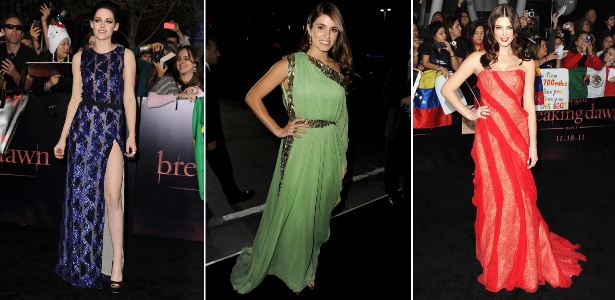 Looks das atrizes da saga "Crepúsculo" na pré-estreia de "Amanhecer - Parte 1" em Los Angeles (14/11/2011) - Getty Images