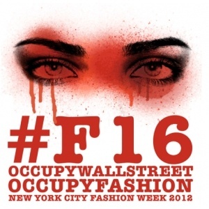 Cartaz do "Occupy Fashion", realizado pelo grupo do Occupy Wall Street - Divulgação