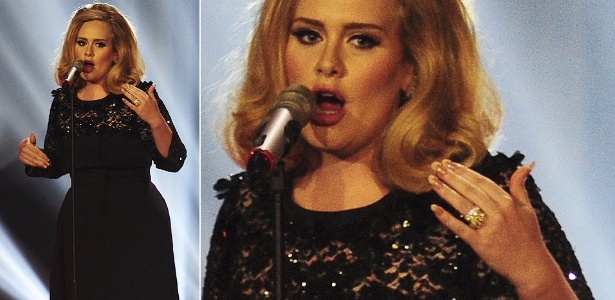 Adele canta no Brit Awards 2012 (21/2/12)