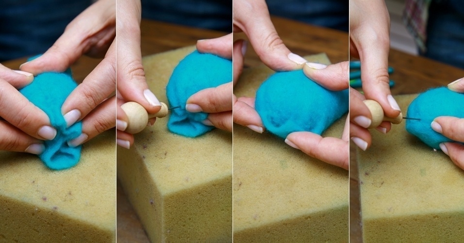 Passo a passo ensina a fazer ovinhos de feltro para decorar a casa na Páscoa (2012) - Paulo Bau/ UOL