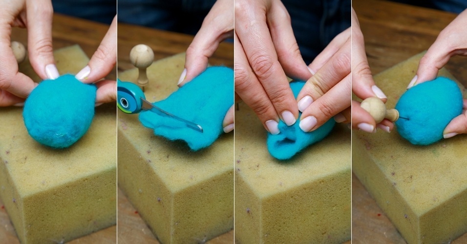 Passo a passo ensina a fazer ovinhos de feltro para decorar a casa na Páscoa (2012) - Paulo Bau/ UOL