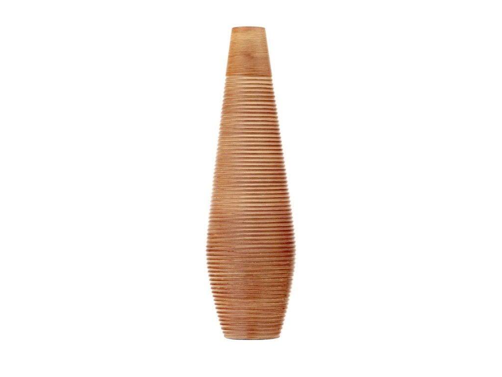 Na Tok&Stok (www.tokstok.com.br), o vaso Faux Bois mede 43 cm, é feito de cerâmica artesanal e tem acabamento no padrão nozes. Com 43,5 cm de altura, a peça custa R$ 69 - Divulgação