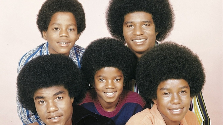 Os irmãos Jackson Five em foto para a gravadora Motown, em 1960