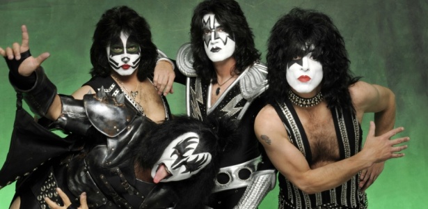 Os integrantes do Kiss: Gene Simmons, Eric Singer, Tommy Thayer e Paul Stanley - Glen La Ferman/NYT