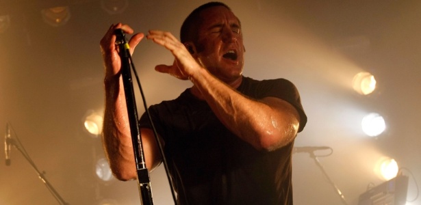 Trent Reznor durante show do Nine Inch Nails no Echoplex, em Los Angeles (06/09/2009) - Getty Images