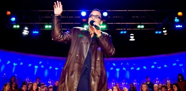 Jon Secada durante apresentação na Casa Branca em Washington, nos Estados Unidos (04/12/2008)